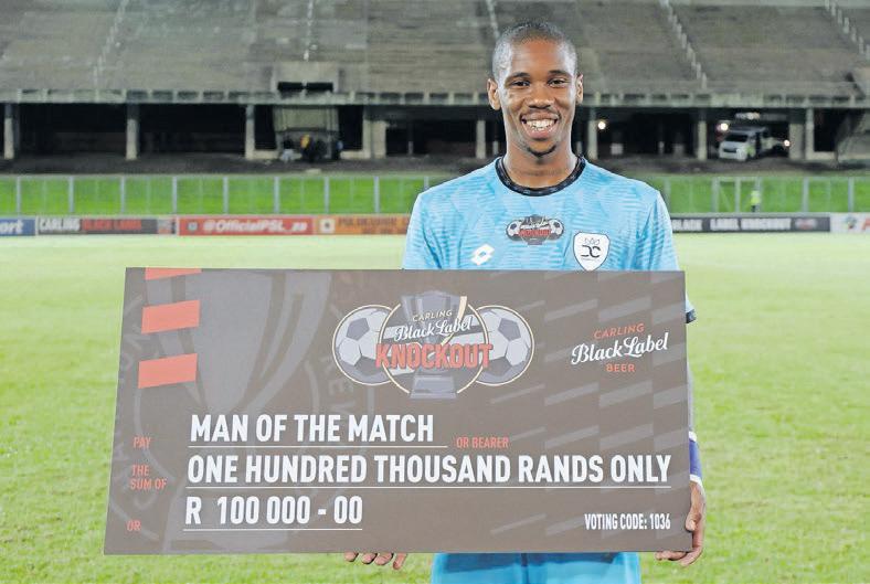 "I’m a mama’s boy” – Gcaba dedicates CKO R100k prize after hat-trick heroics