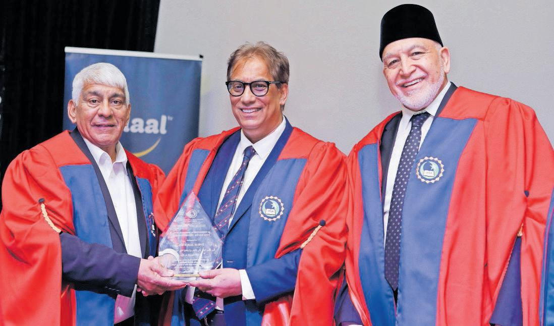 Dr Iqbal Survé honoured at IPSA for business and philanthropy and for inspiring ethical Al