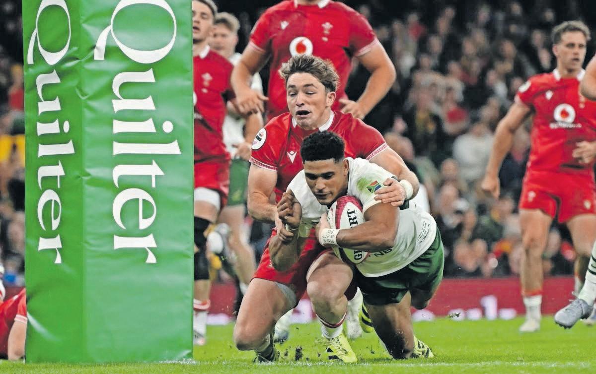 Springboks run riot in Cardiff