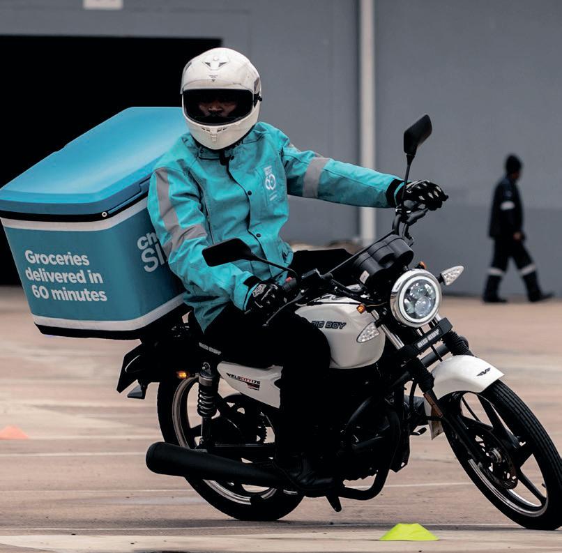 The Rise of Sizwe Mpungose: the Sixty60 rider training thousands in safer riding skills