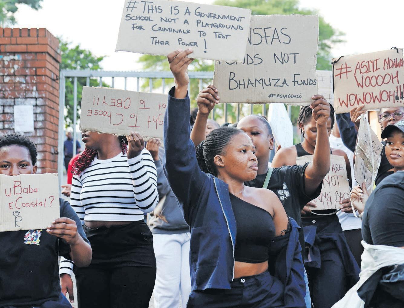College students rally against 'gunpoint' housing allocations