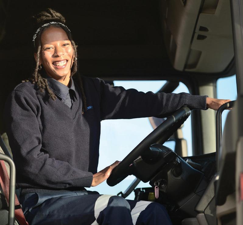 Atlantis truck driver, Williams, breaks barriers in SA's logistics industry