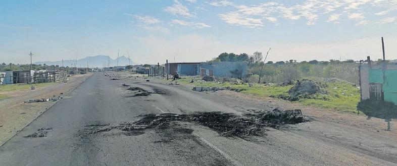 Covid residents protest for basic services