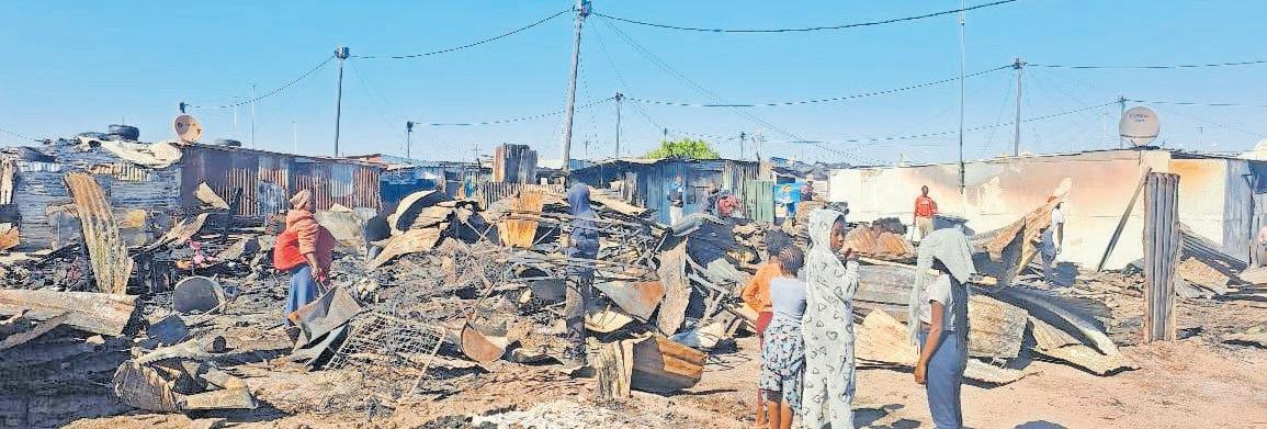 Fire leaves 150 families homeless