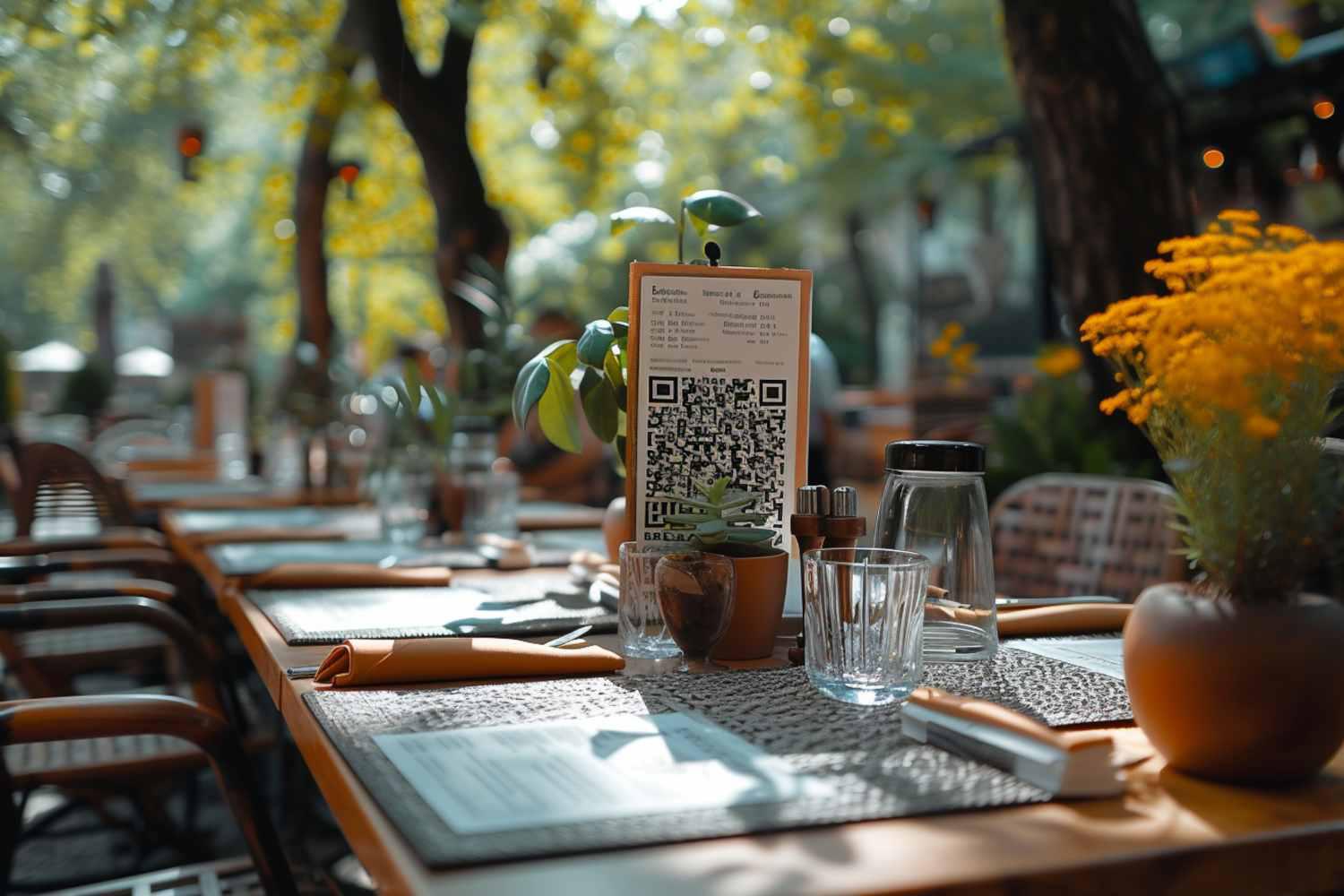 DEATH OF MENU CARDS