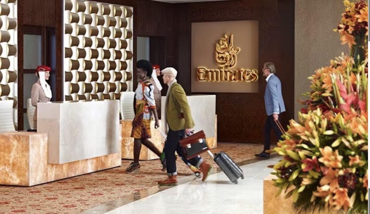 Emirates airline closes first-class check-in area at DXB for upgrade