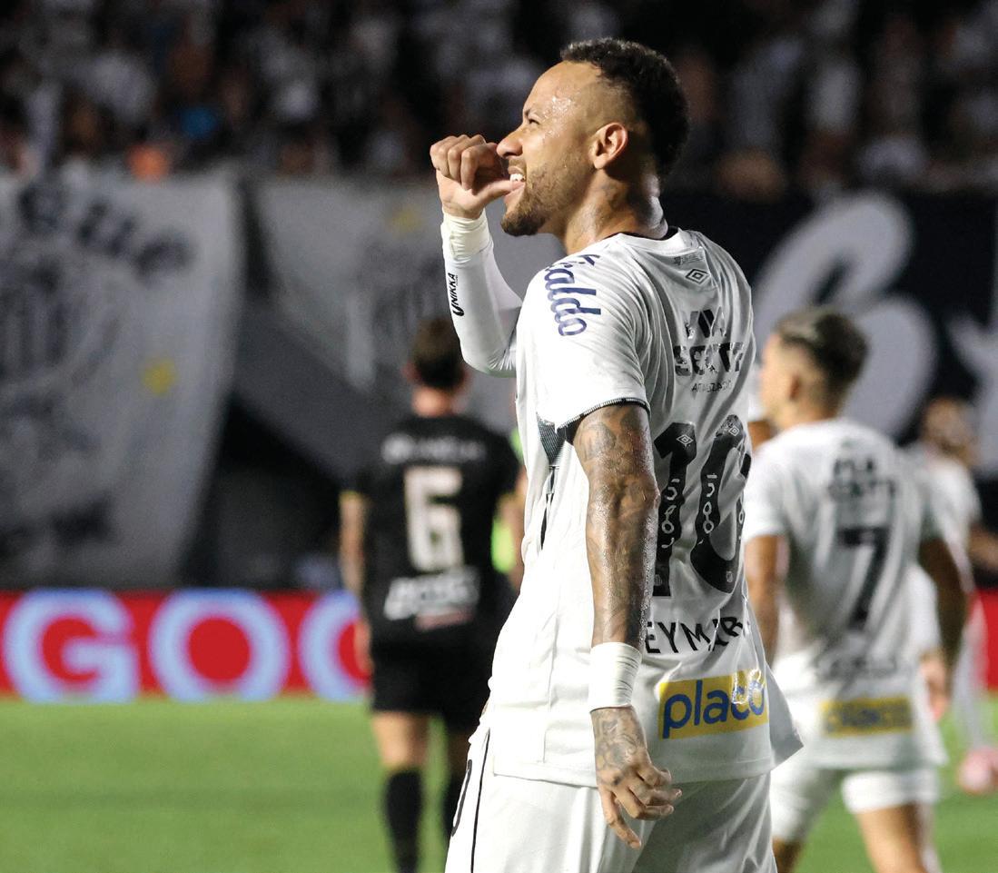 Brazil star Neymar nets first goal since Santos return