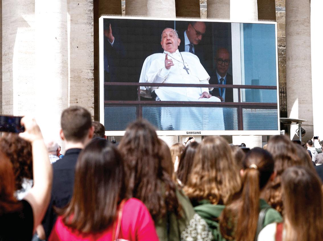 Pope remains out of public view after return to Vatican