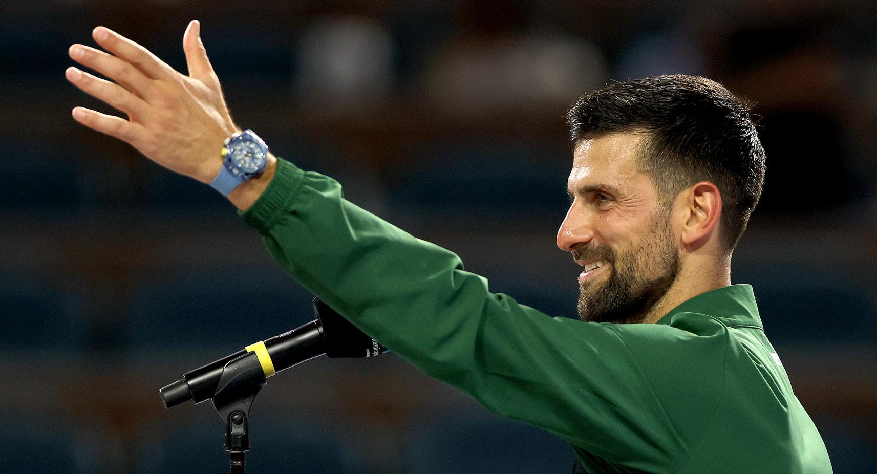 Djokovic motivated again after Miami run but keeping expectations low