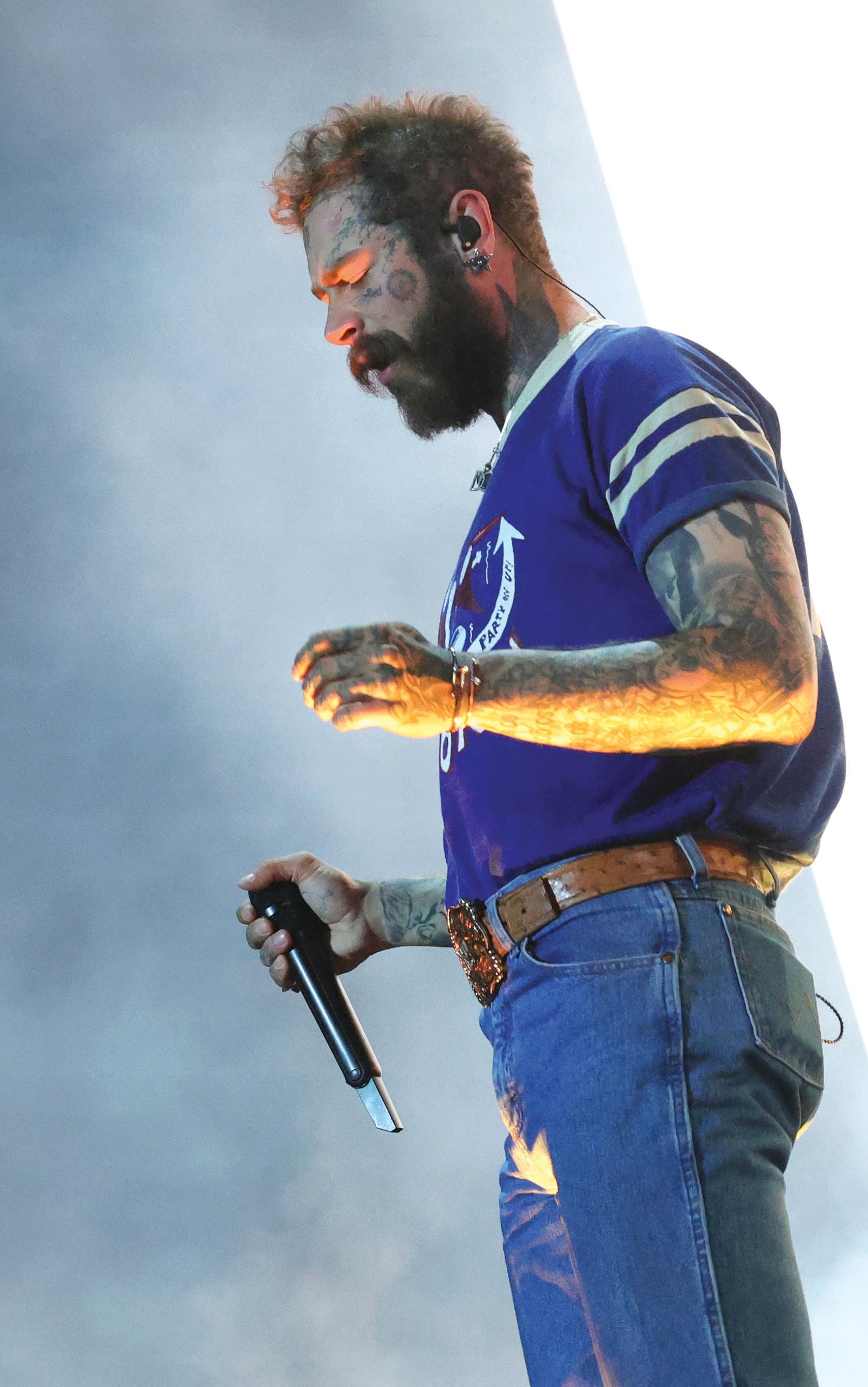 Post Malone wraps Coachella with genre-fluid performance