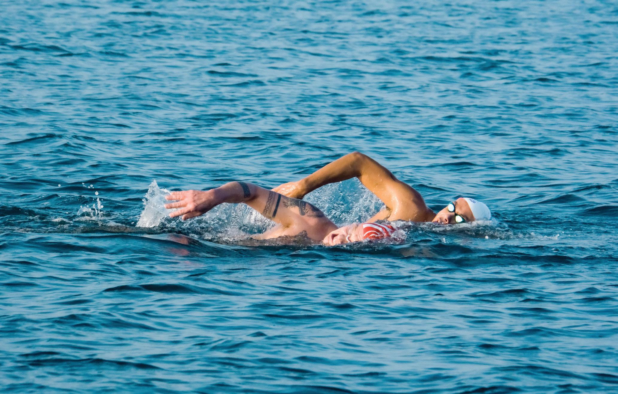 Dubai residents swim 29km in the sea to raise awareness about juvenile arthritis and autism