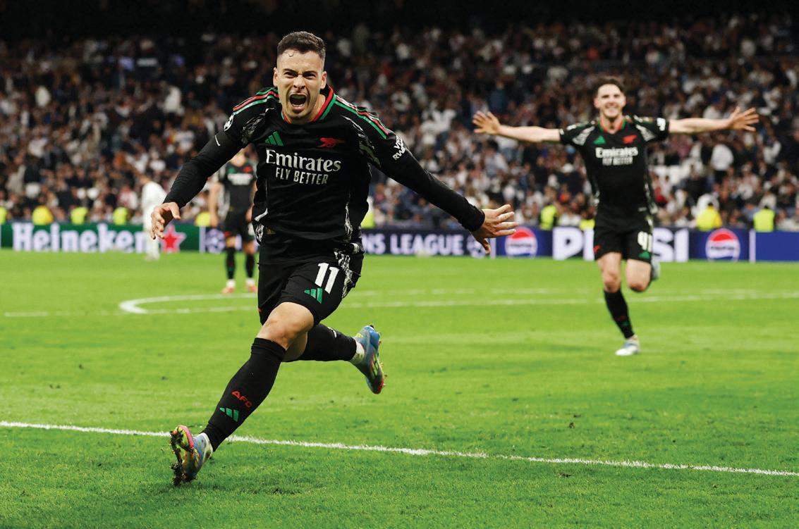 Arteta's Arsenal come of age with masterclass in Madrid's cauldron