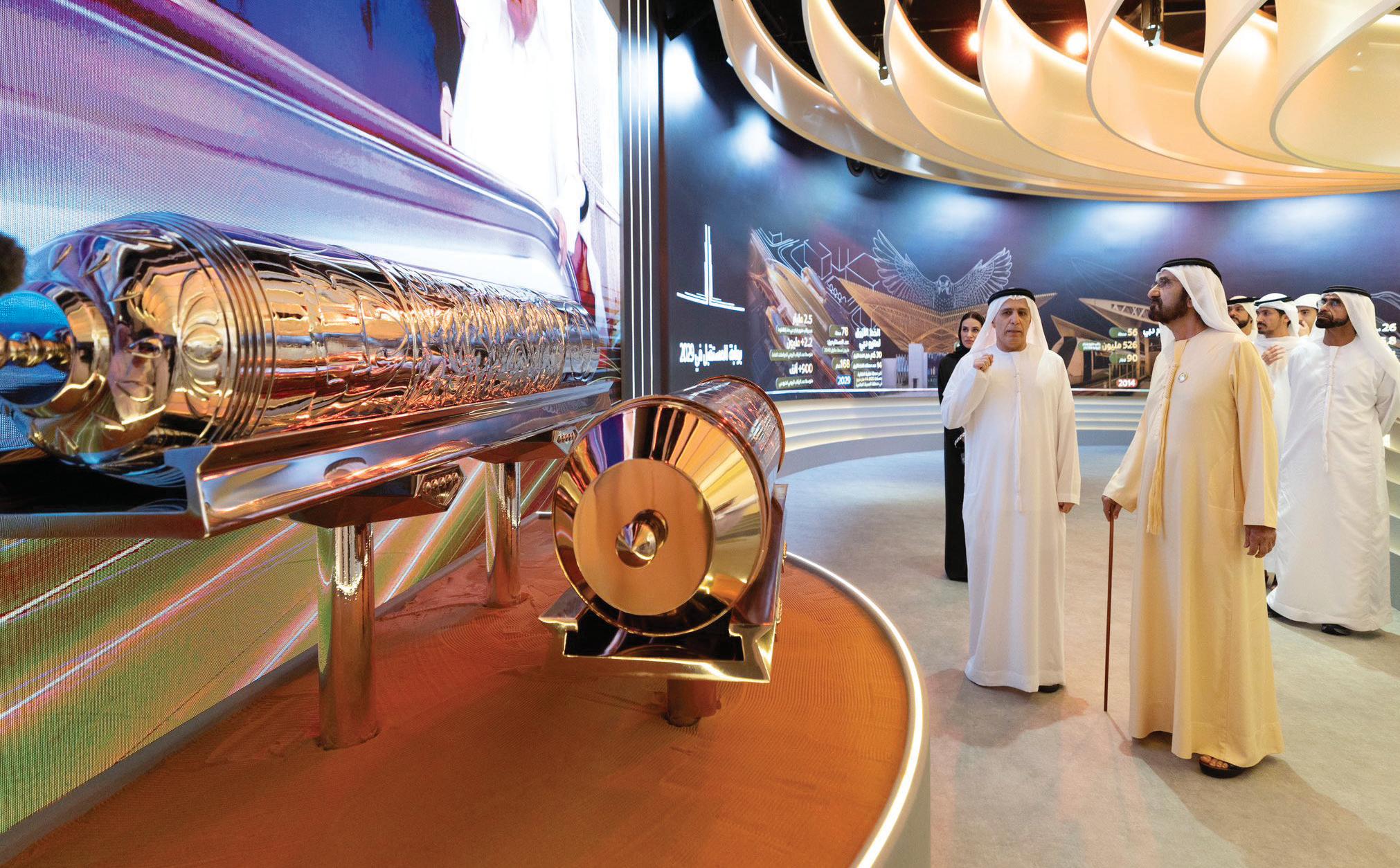 Mohammed lays foundation stone for first Blue Line Metro station