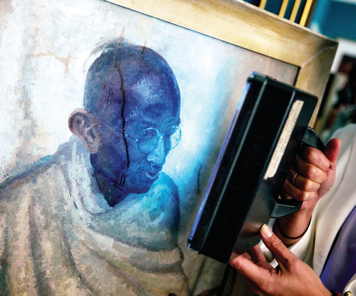 'Hidden treasure': Rare Gandhi portrait up for UK sale