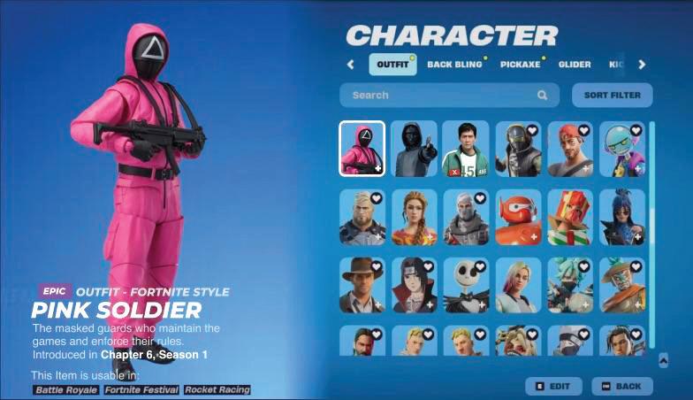 Fortnite leak hints at Squid Game crossover map for Reload Mode