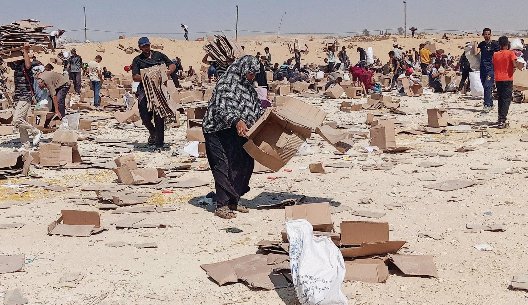 As death toll rises, Gazans make life-risking journeys to seek food
