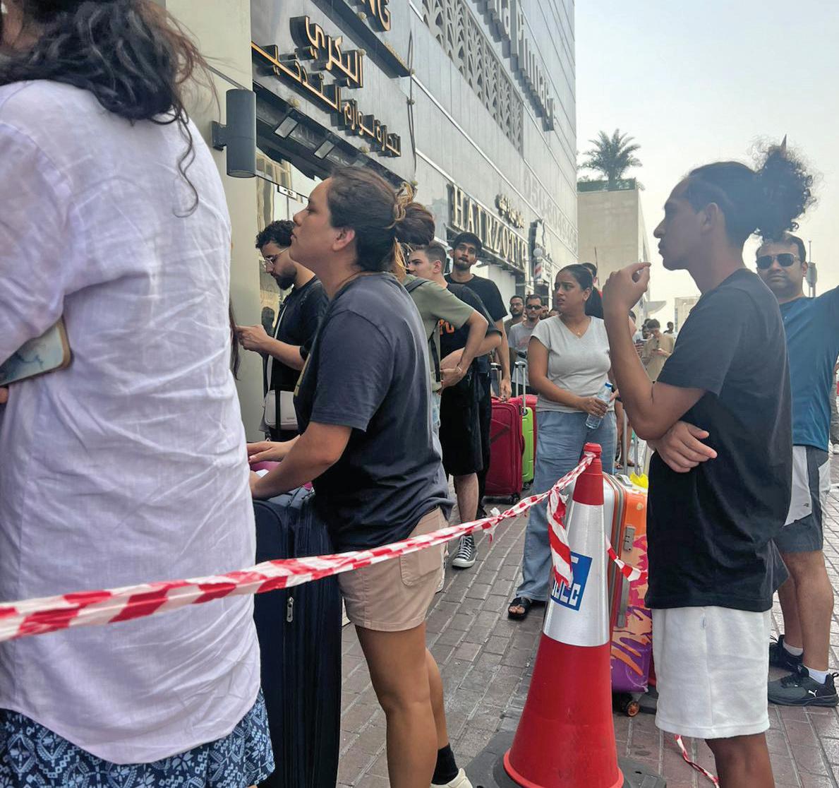 Fire-hit Marina tower residents have a trying time gaining access to flats