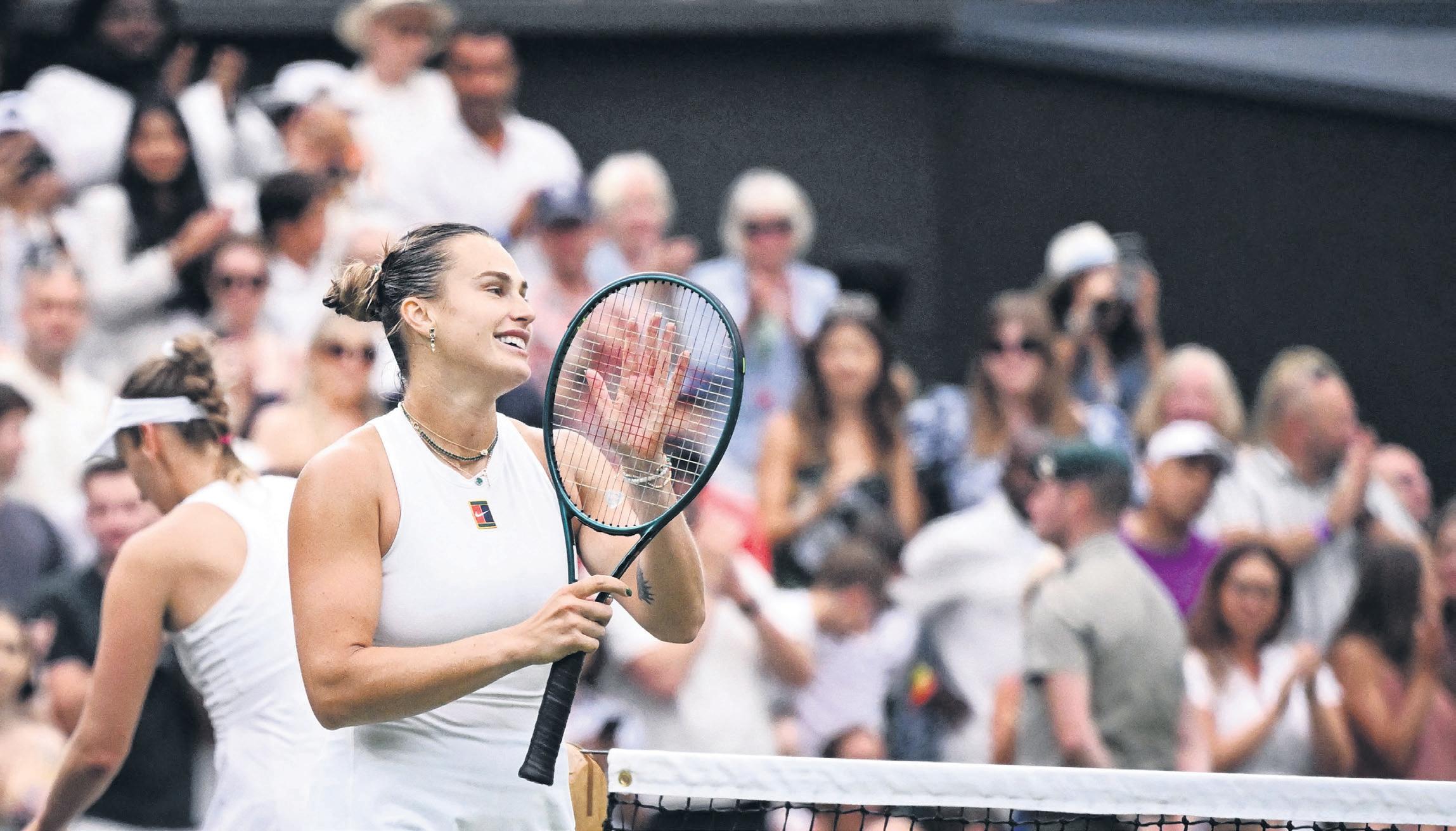 Sabalenka storms into quarters as Alcaraz braces for Rublev test