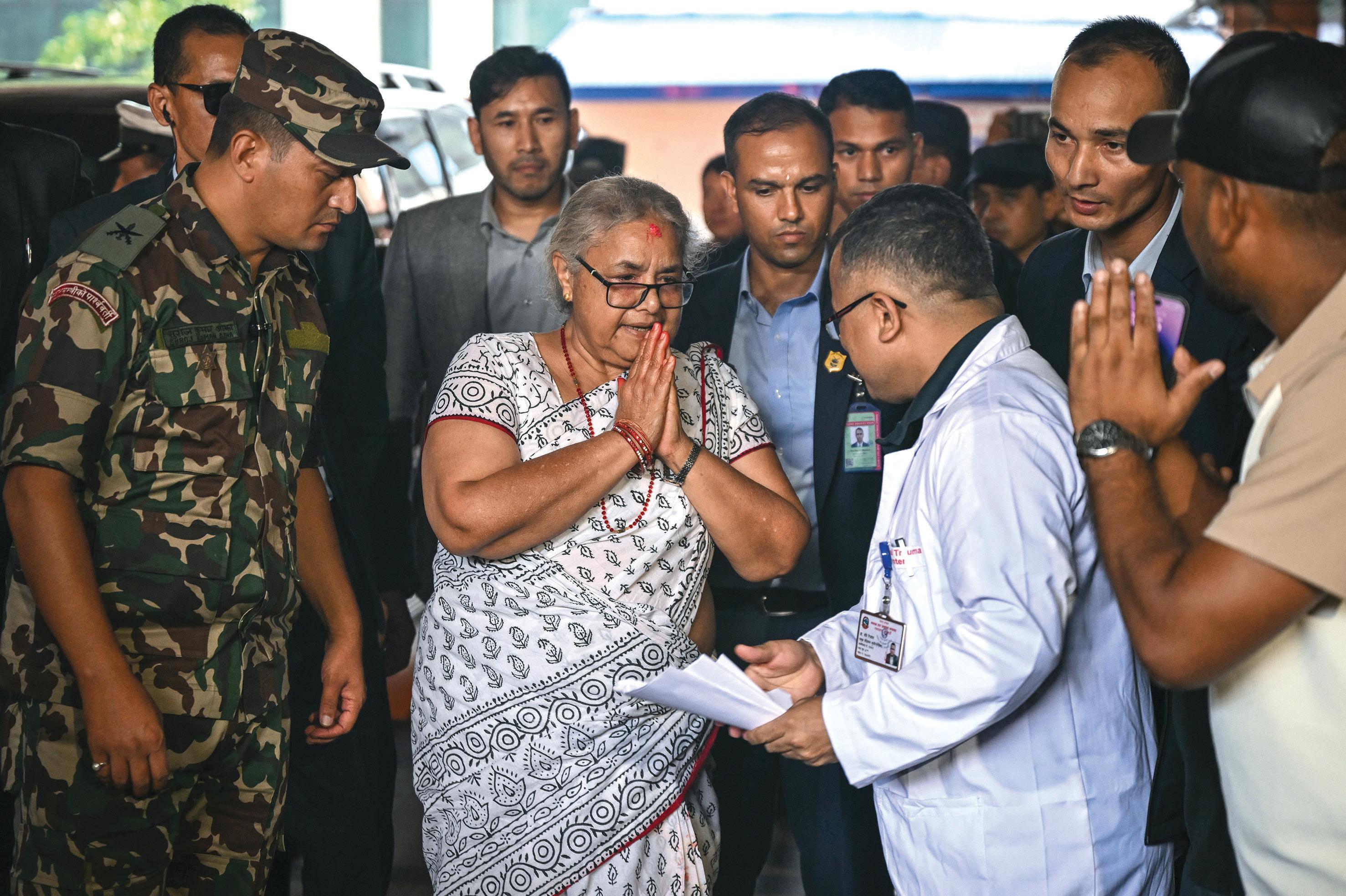 Nepal’s interim premier vows to end corruption