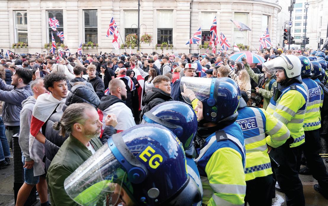 Starmer: UK won't tolerate racial intimidation after far-right rally