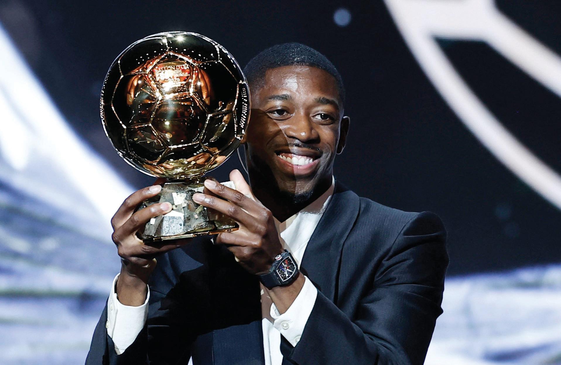 Dembele lost for words after winning maiden Ballon d’Or