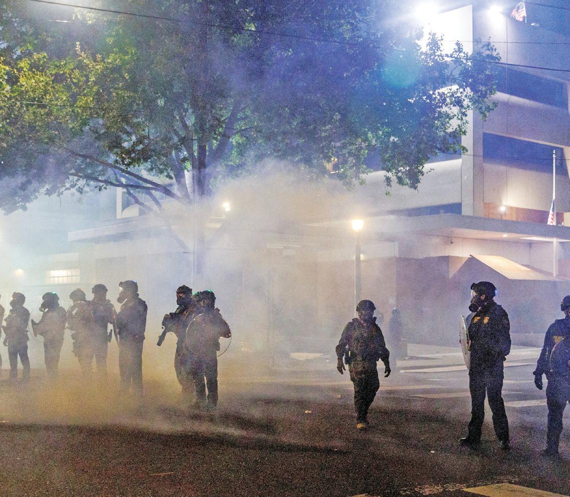 Trump authorises 'full force' troop deployment in Portland