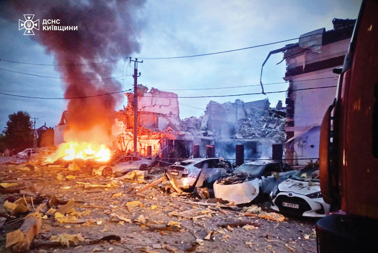 Four killed in Kyiv as Russia fires hundreds of missiles and drones