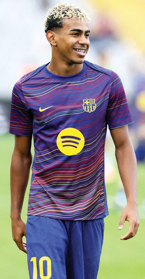 Barca star Yamal must 'work hard' to reach top level, says coach Flick