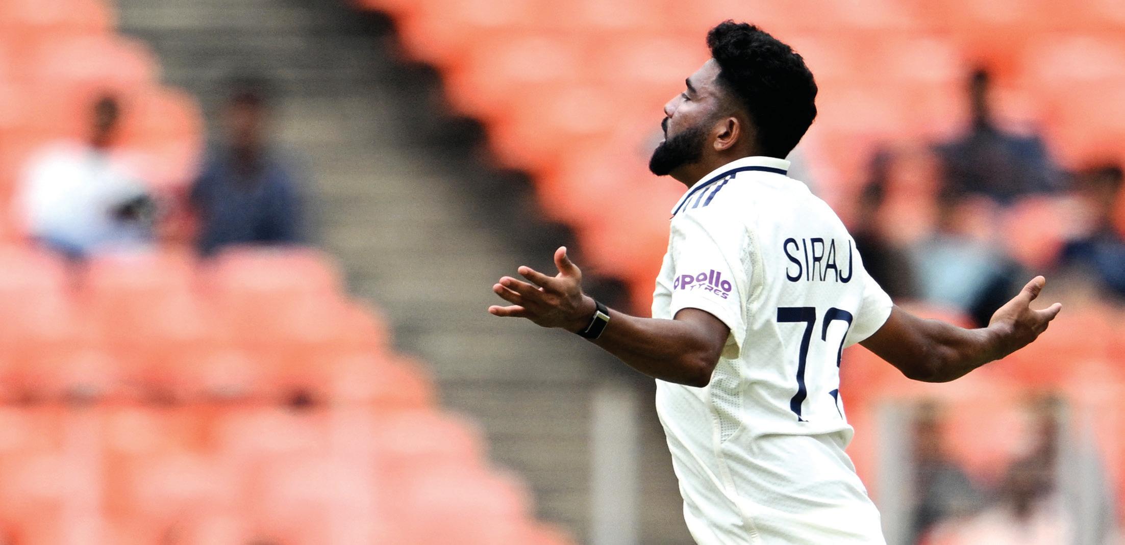 Siraj credits England series for fine form as India dominate West Indies