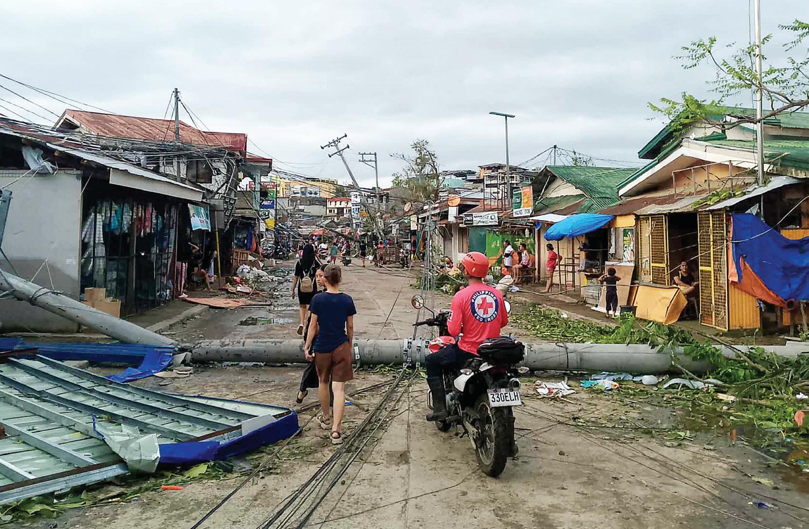 Philippines warns of coastal flood as cyclone approaches