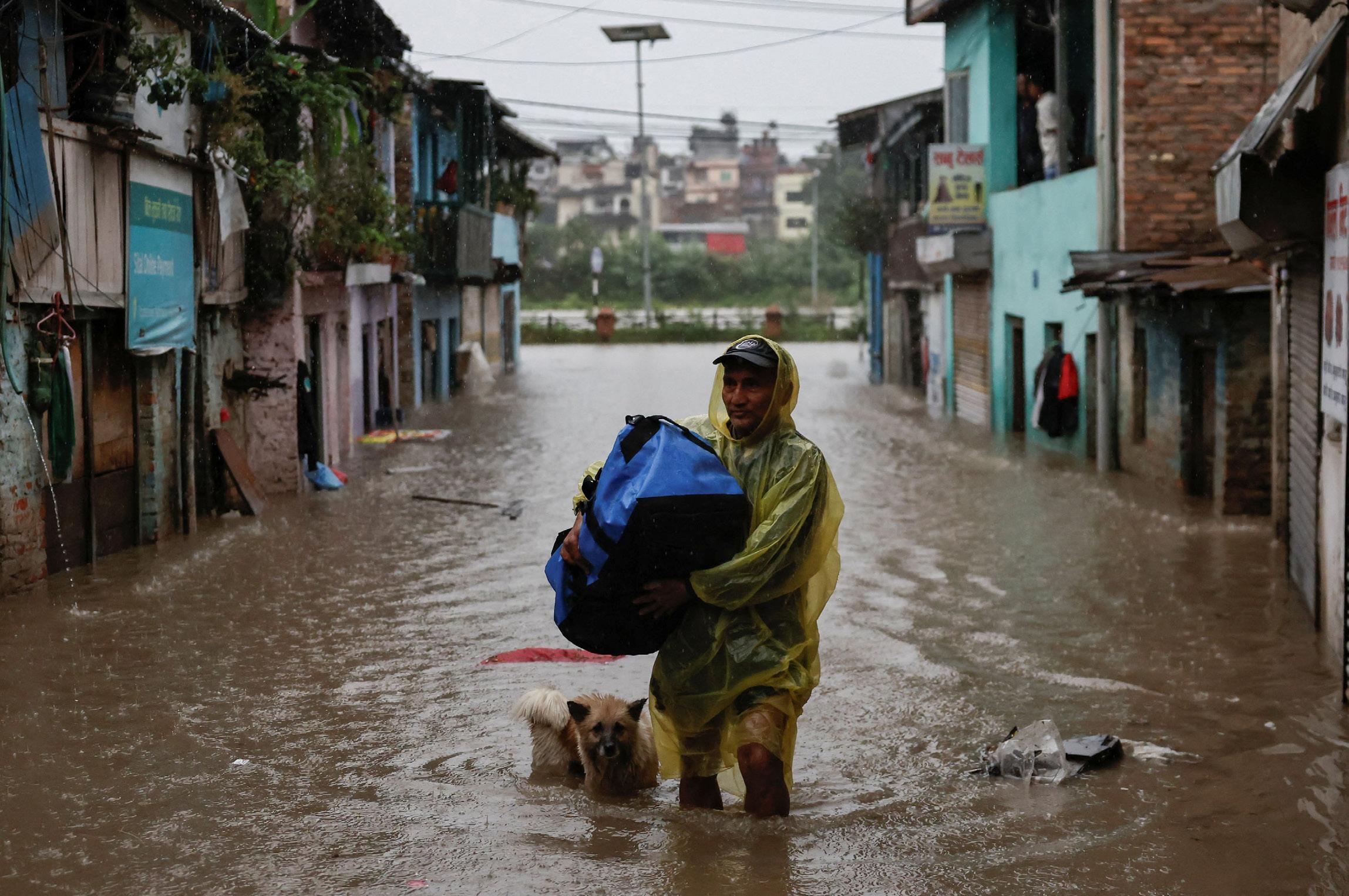 Landslides and floods wreak havoc, kill 63 in Nepal, India