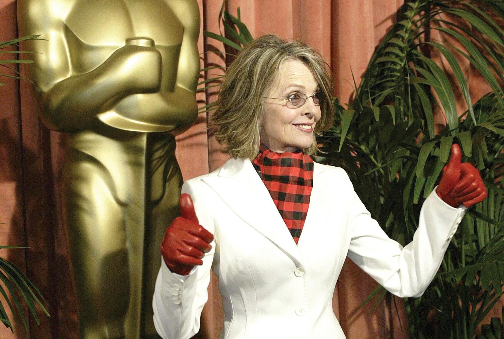 Diane Keaton's unmistakable look also was key to her art