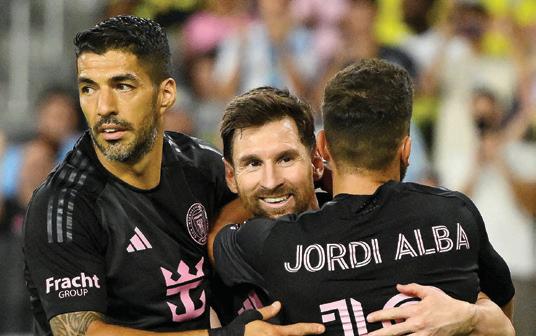 Messi bags hat trick as Inter roar into playoffs
