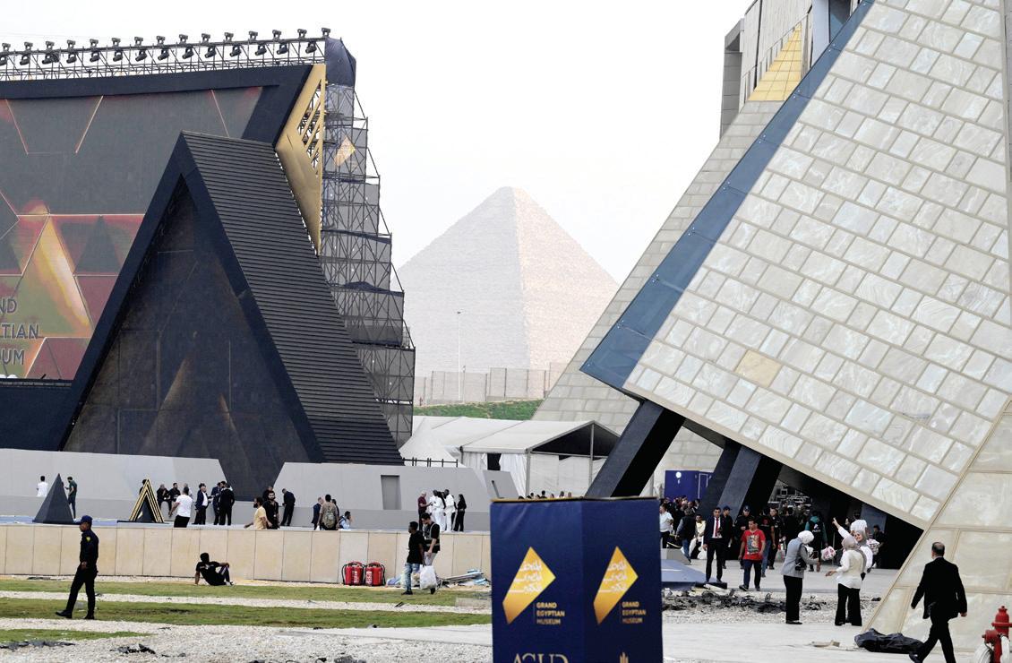Egypt opens grand museum near pyramids