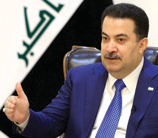 Iraq can disarm factions only when the US withdraws, says PM Sudani