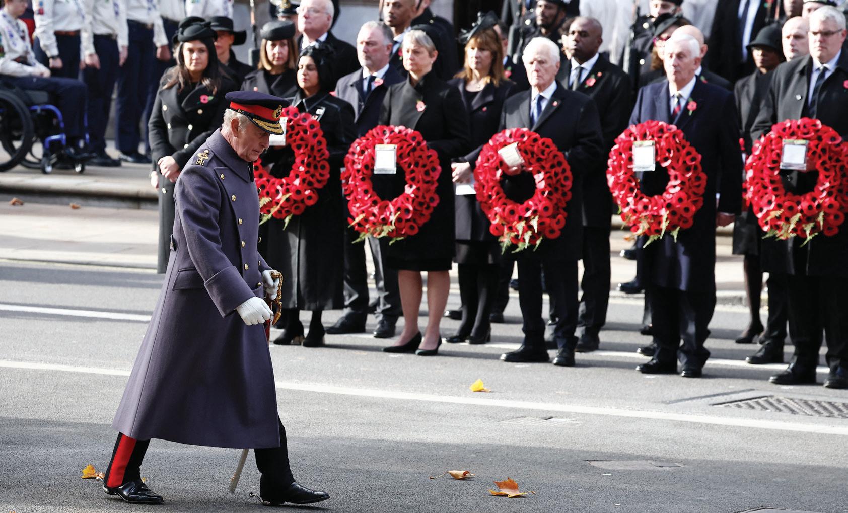 King Charles honours nation's war dead