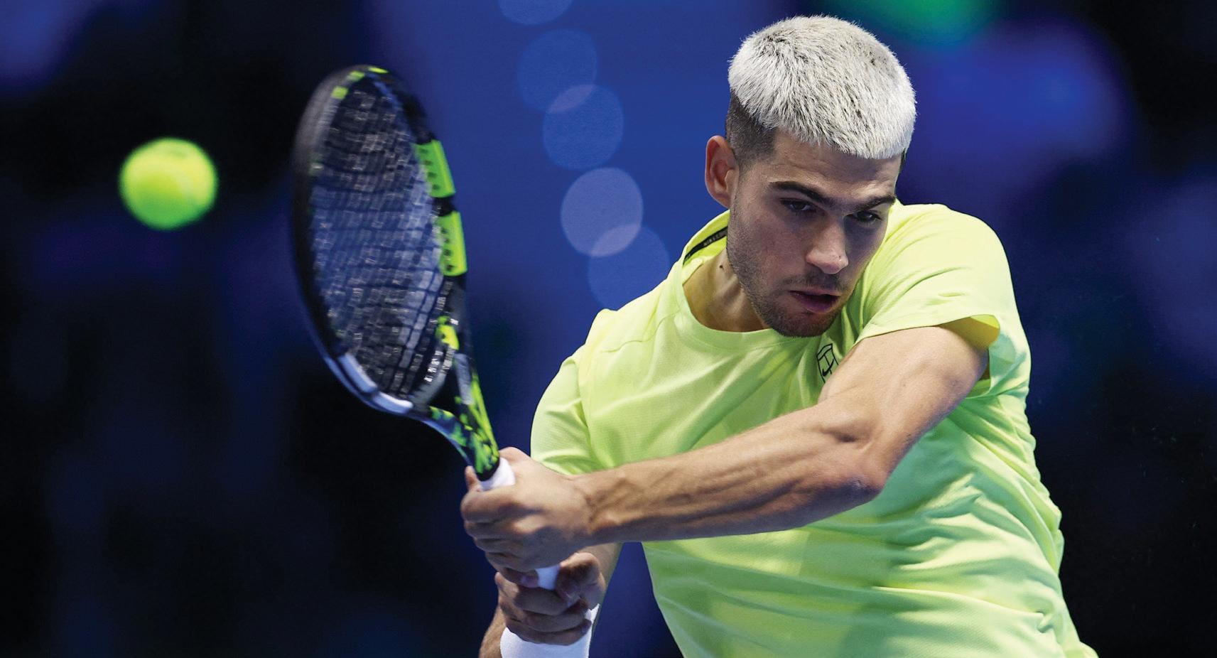 Alcaraz off to perfect start in Turin