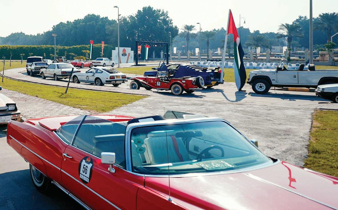 130 classic cars come together for rally in Sharjah to mark 54th Eid Al Etihad