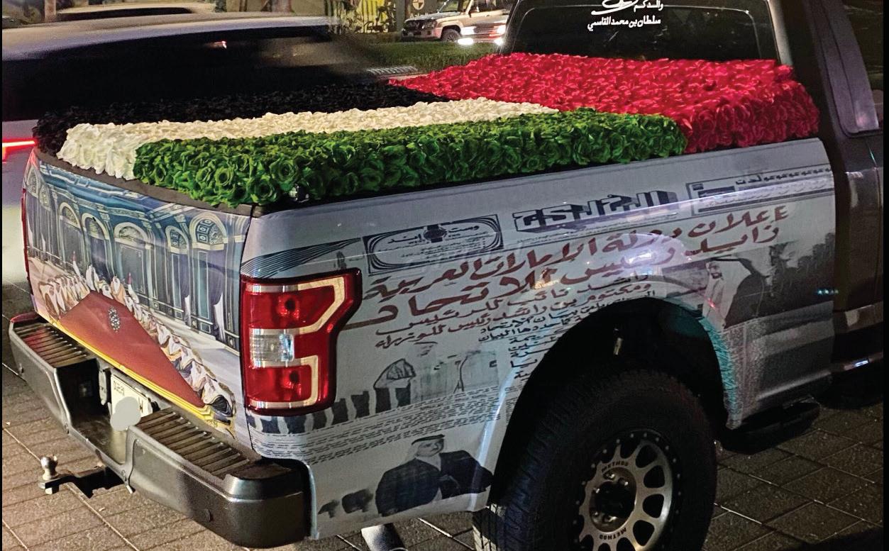 Residents spend over Dh3,000 decorating cars for special day