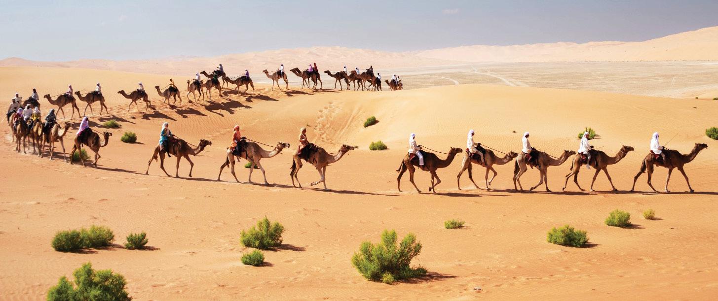 Camel trekkers from across the globe embark on desert journey