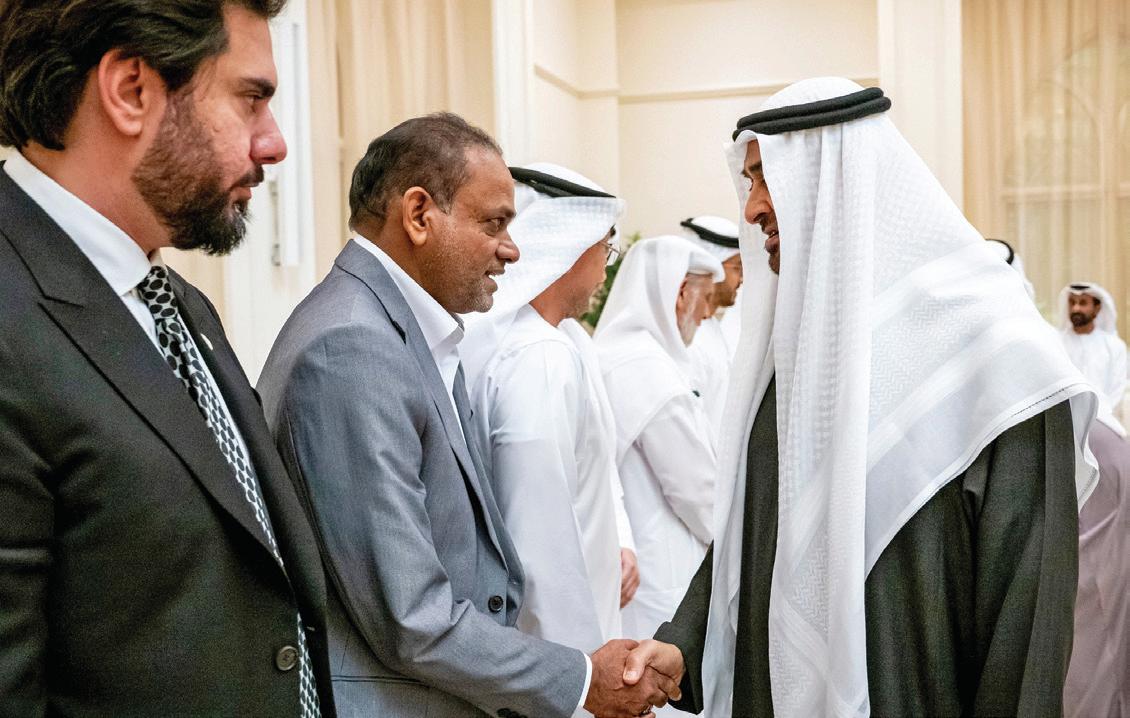 President honours Indian expat for making 42 donations