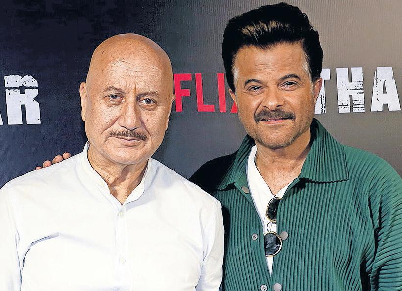 Anupam Kher wishes 'best actor' Anil Kapoor on b'day
