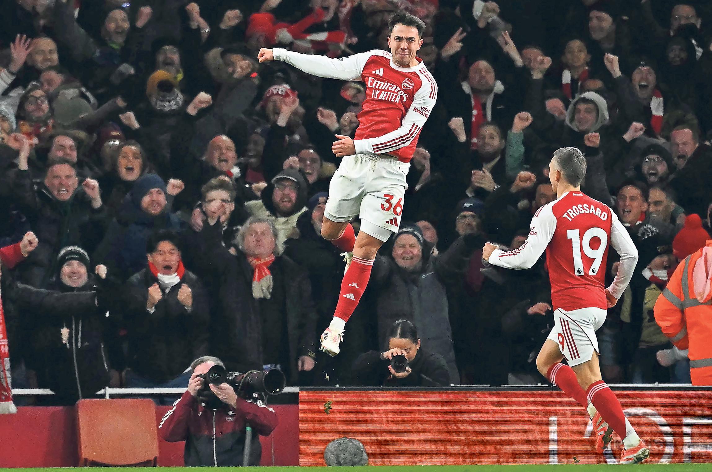 Arteta says Arsenal reaping rewards for 'sacrifices and commitment'