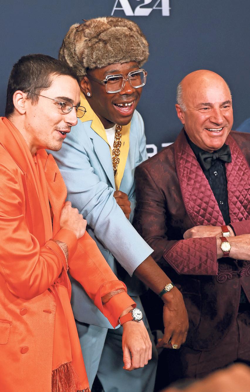 O'Leary is full of praise for co-star Timothée Chalamet