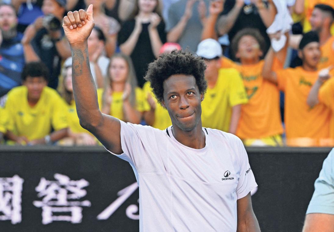 Showman Monfils bows out of final Australian Open