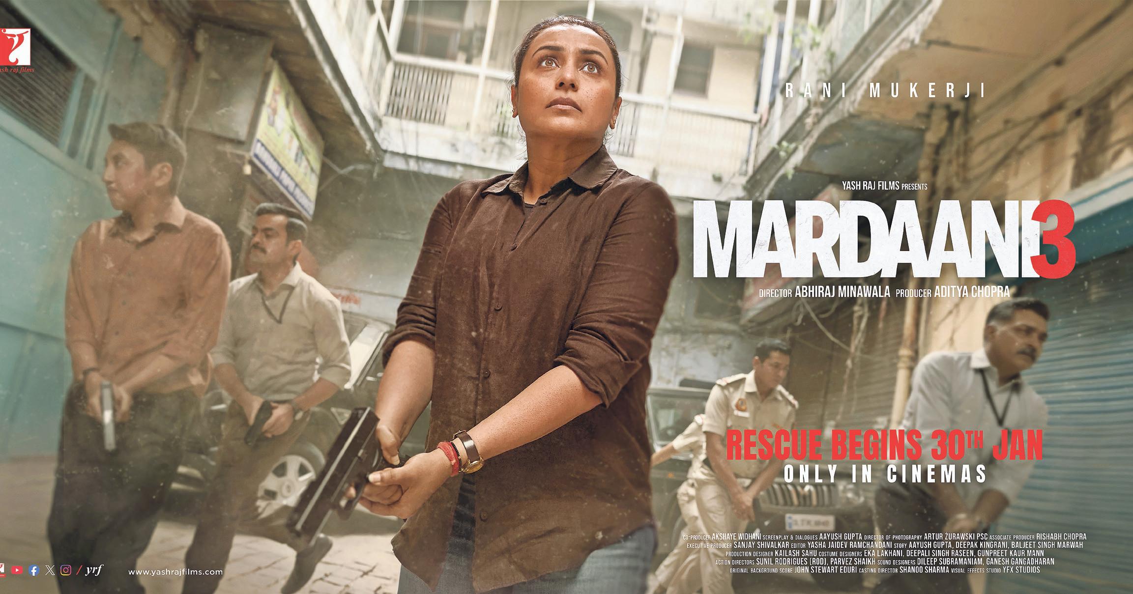 Mardaani 3: Rani Mukerji's cop action drama stumbles