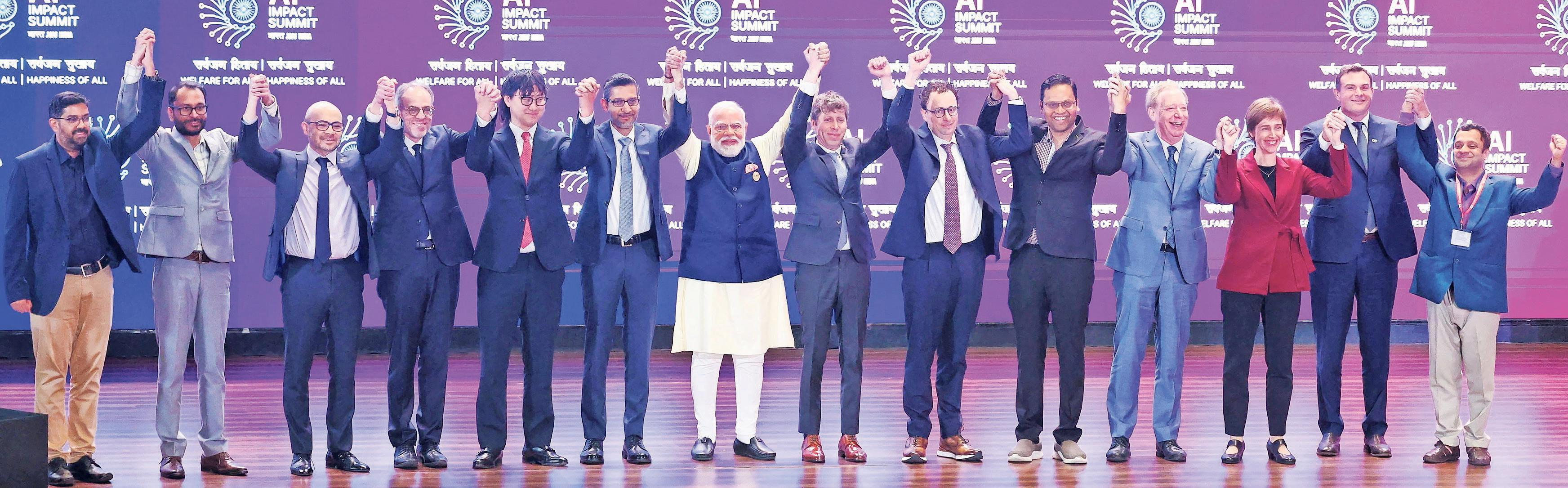 Summit photo op fails to unite AI startup rivals