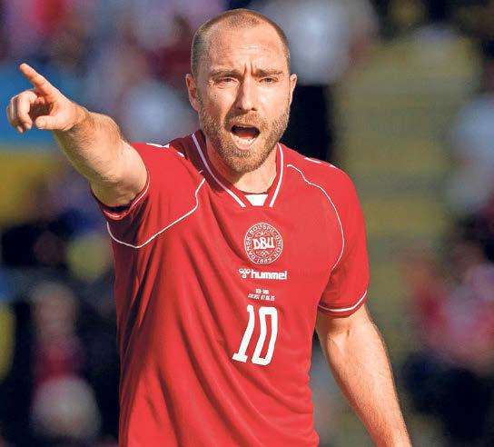 Denmark’s Eriksen ‘doing well’ after collapsing during friendly