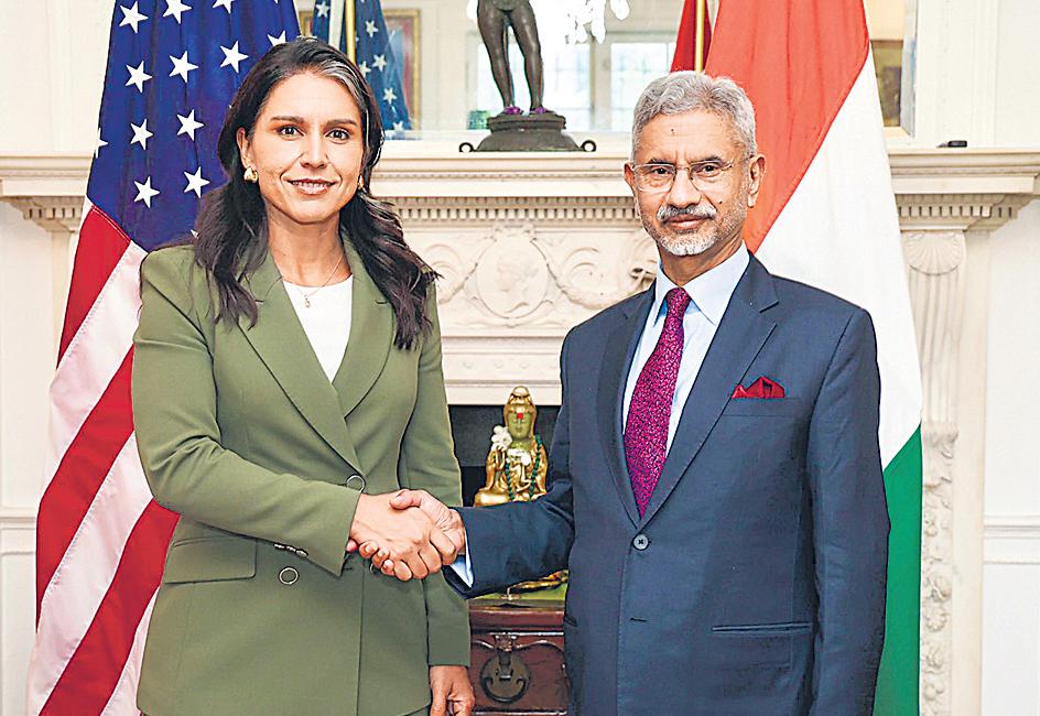 EAM meets Gabbard, Patel to wrap up 3-day US visit
