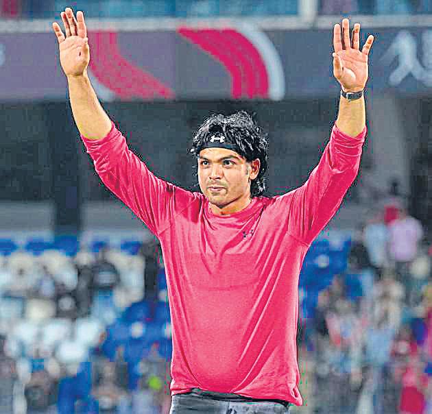 Neeraj proves the warm host and hot competitor